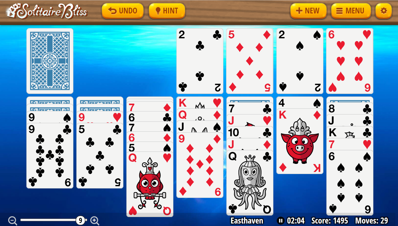 Spider Solitaire 2 Suits, Solitaire Bliss Wiki