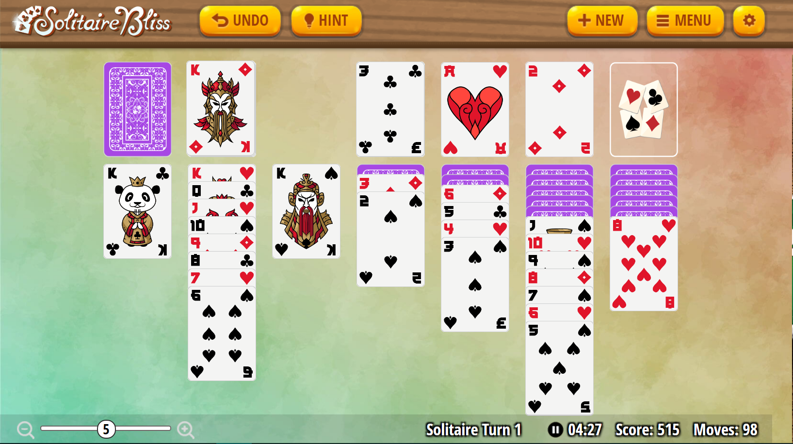 Spider Solitaire 2 Suits, Solitaire Bliss Wiki