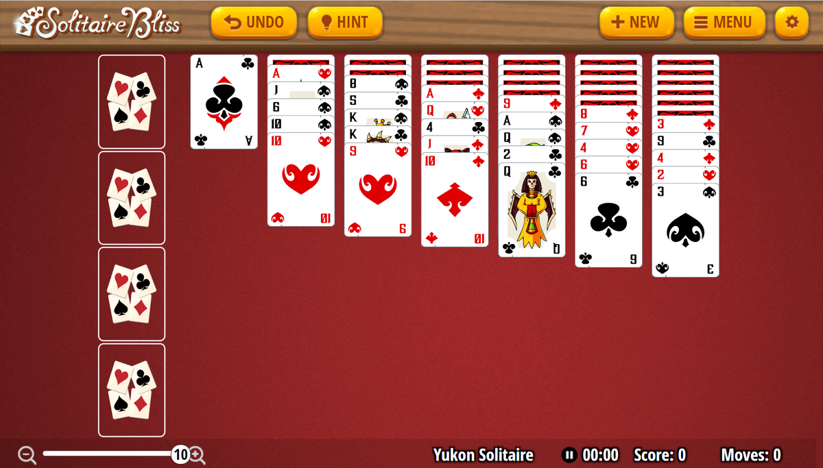 Spider Solitaire 1 Suit, Solitaire Bliss Wiki