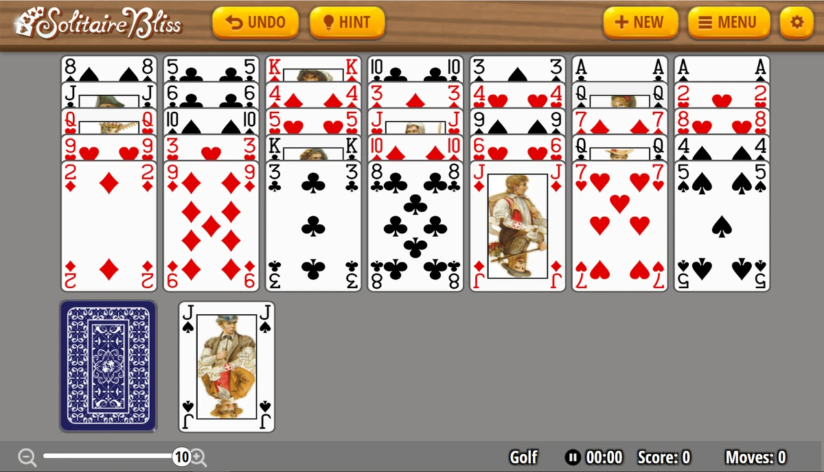 Golf Solitaire Solitaire Bliss Wiki Fandom