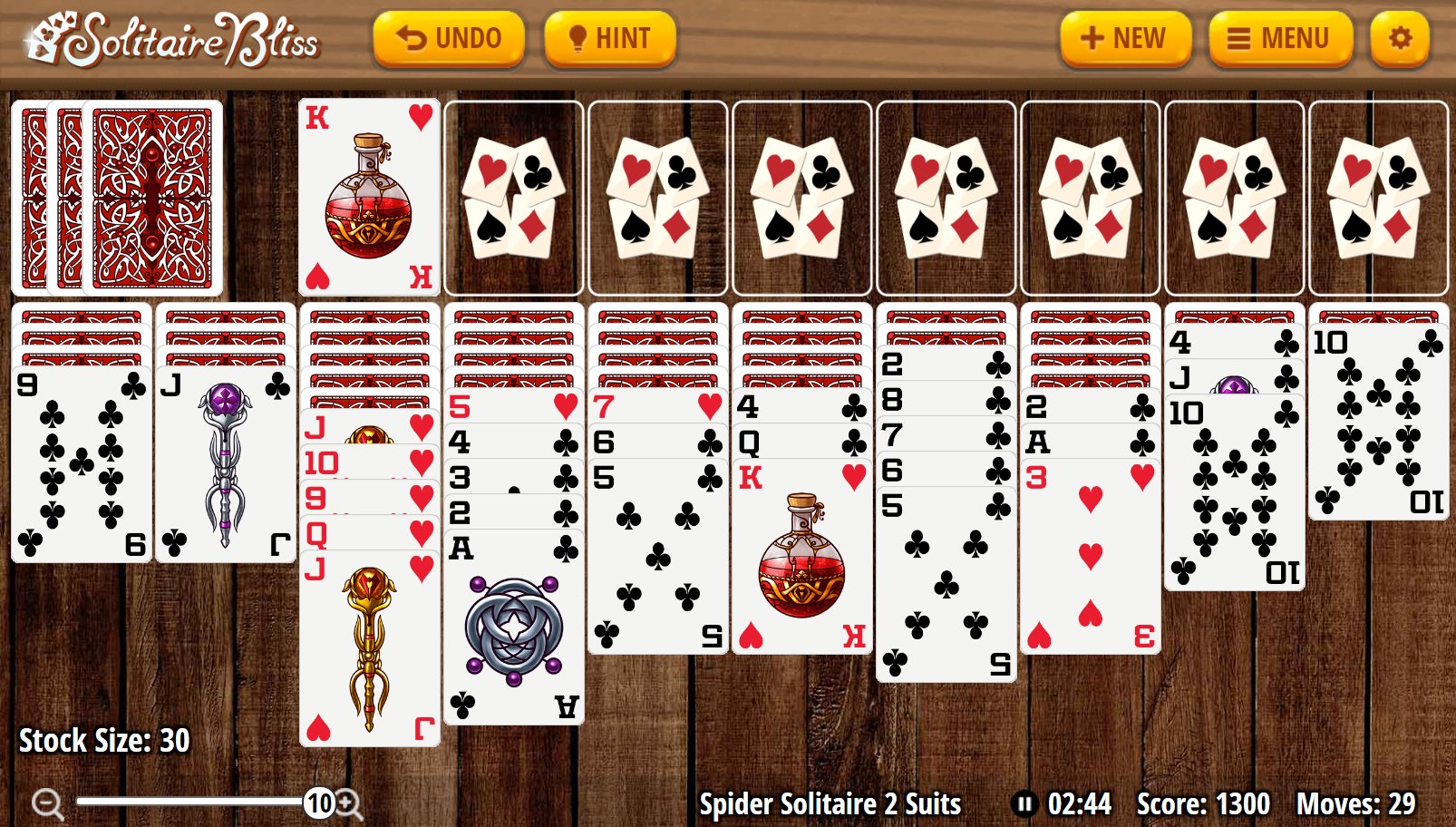 How to Play Spider Two Suits Solitaire 