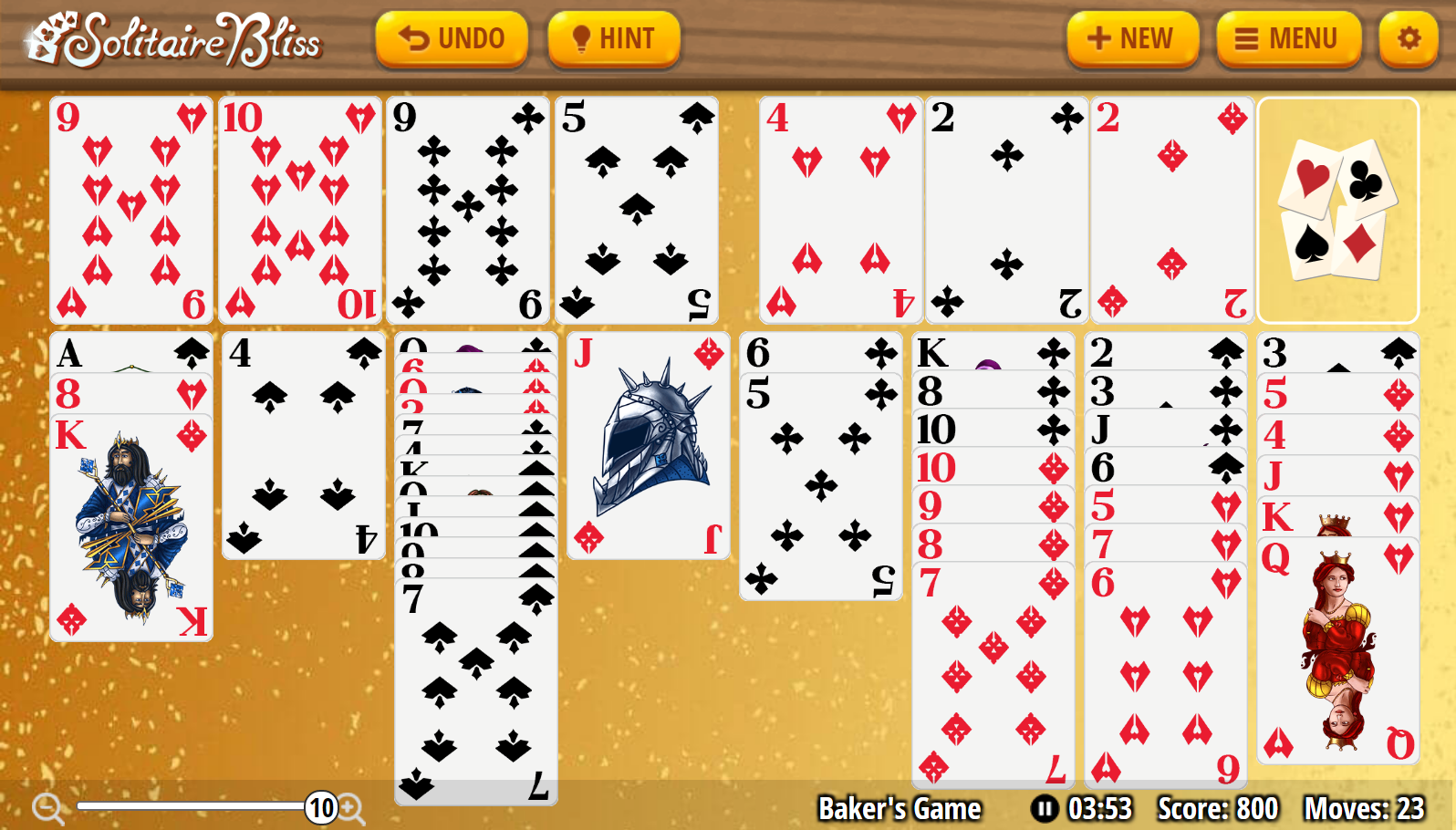 Spider Solitaire 4 Suits, Solitaire Bliss Wiki