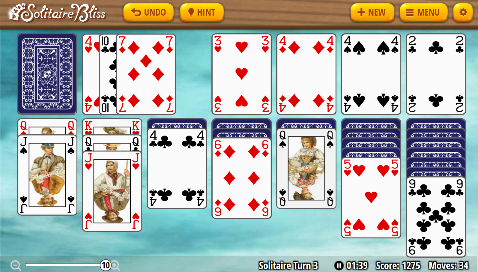 Play Klondike Solitaire Online for Free: Turn 3 Klondike Game App