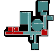 Map of Omicron's Second Floor.