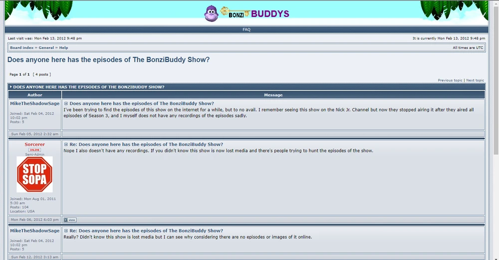 The Lost BonziBuddy TV Show, SomeOrdinaryGamers Wiki