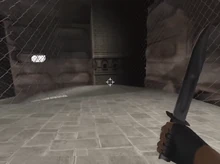 The spiraling staircase