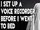 "I Set up a Voice Recorder Before I Went to Bed..." (Part 2) reading by MrCreepyPasta