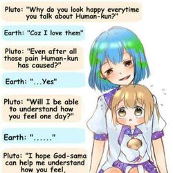 Earth Chan by Miru by imMirudeviantartcom on DeviantArt  Earthchan  Wallpaper earth Space anime