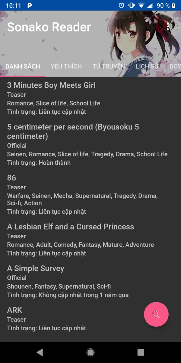 SNKReader Mainpage 2