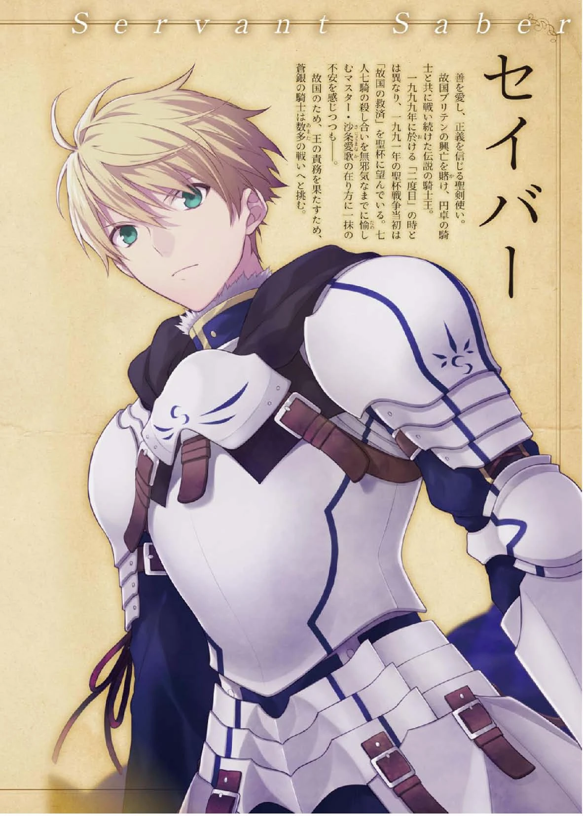 Fate/Prototype Tập 1 Character Profiles | Sonako Light Novel Wiki | Fandom
