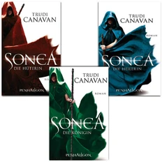 Die drei Bücher der "Sonea" Trilogie.