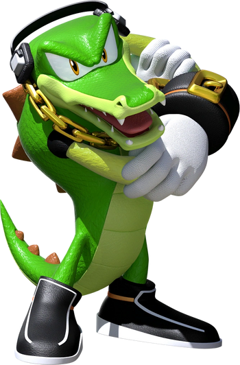 Vector the Crocodile Sonic Adventures Series Wiki Fandom Vector the Crocodile Sonic Adventures Series Wiki Fandom