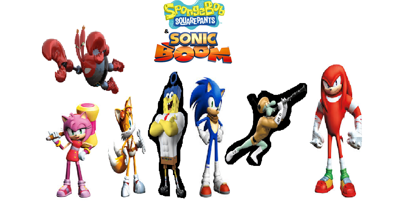 SpongeBob and Sonic Boom | Sonic and Friends Crossover Wiki | Fandom