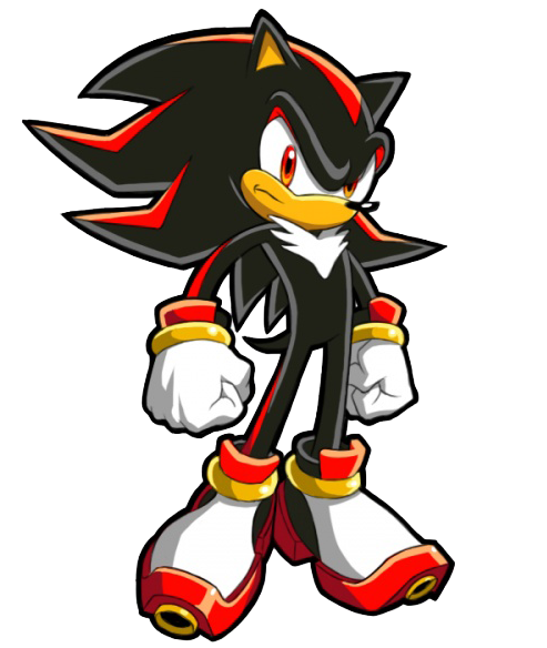 sonic the hedgehog and shadow the hedgehog (sonic) drawn by