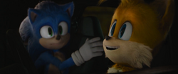 Tails saves Sonic