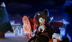 Shadow steals Santa's sleigh