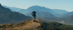 Sonic standing at cliff