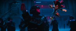 Shadow confronts GUN agents