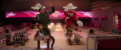 Wade and Knuckles celebrating