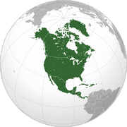 North America map image