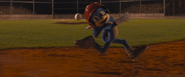 Sonic Playing Baseball