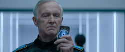 Waltom takes the keycard