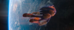 Sonic falling to Earth