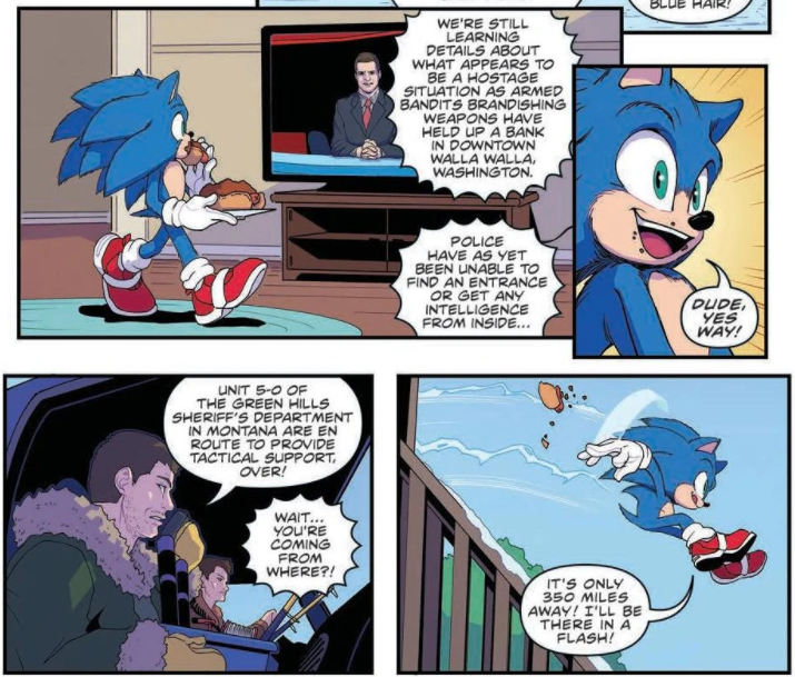 Preview of IDW Sonic: Sonic the Hedgehog 2 Official Pre-Quill