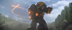Super Sonic attacks the Giant Eggman Robot