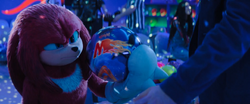 Knuckles Holding Ball