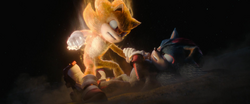 Super Sonic defeats Shadow