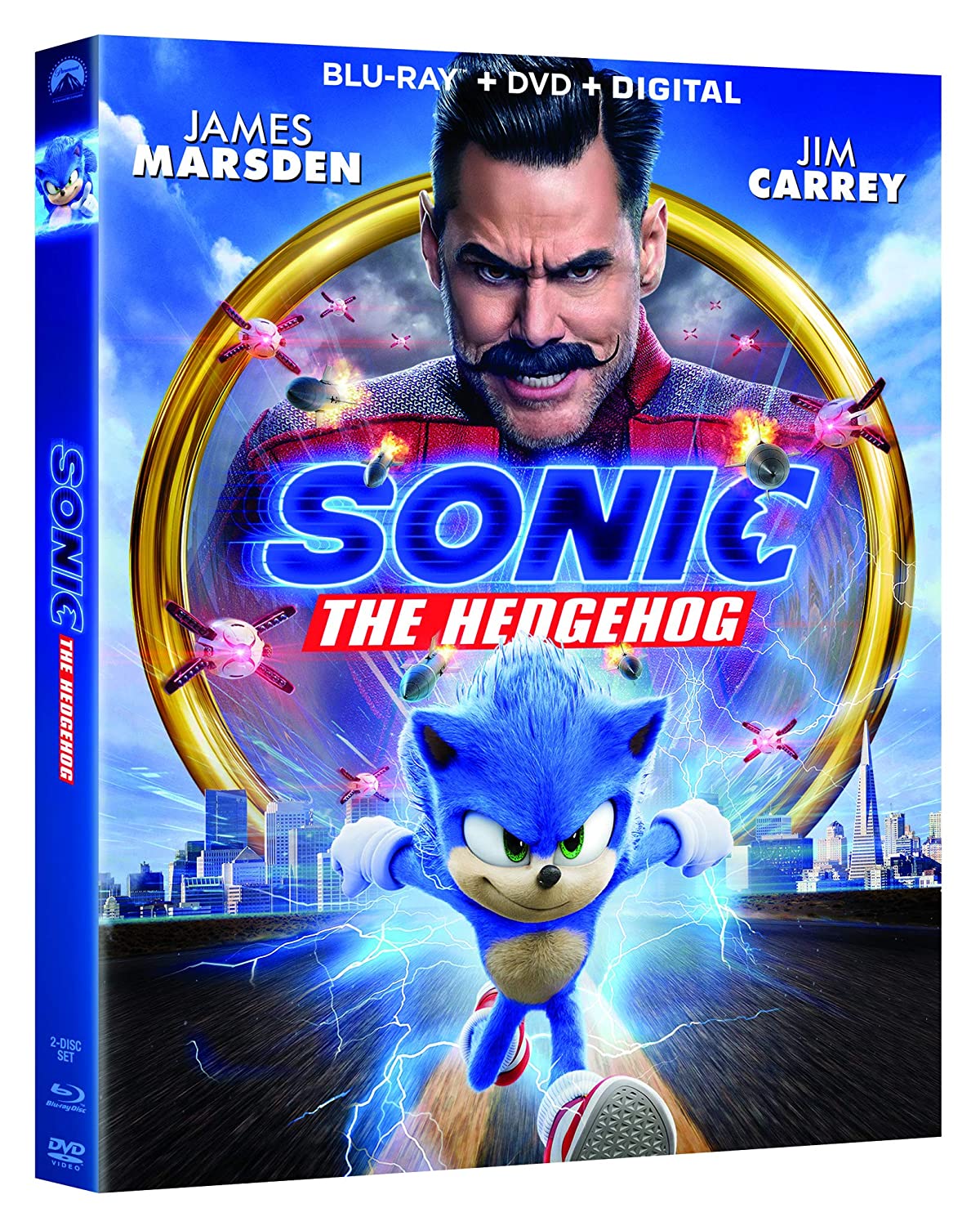  Sonic The Hedgehog 2 [Blu-ray] : James Marsden, Ben Schwartz,  Tika Sumpter: Movies & TV