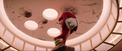 Knuckles avoids the absorption of the rings