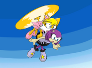 Recolored from Tails and Amy by the awesome MissAquaAnime! (Angel's old design)