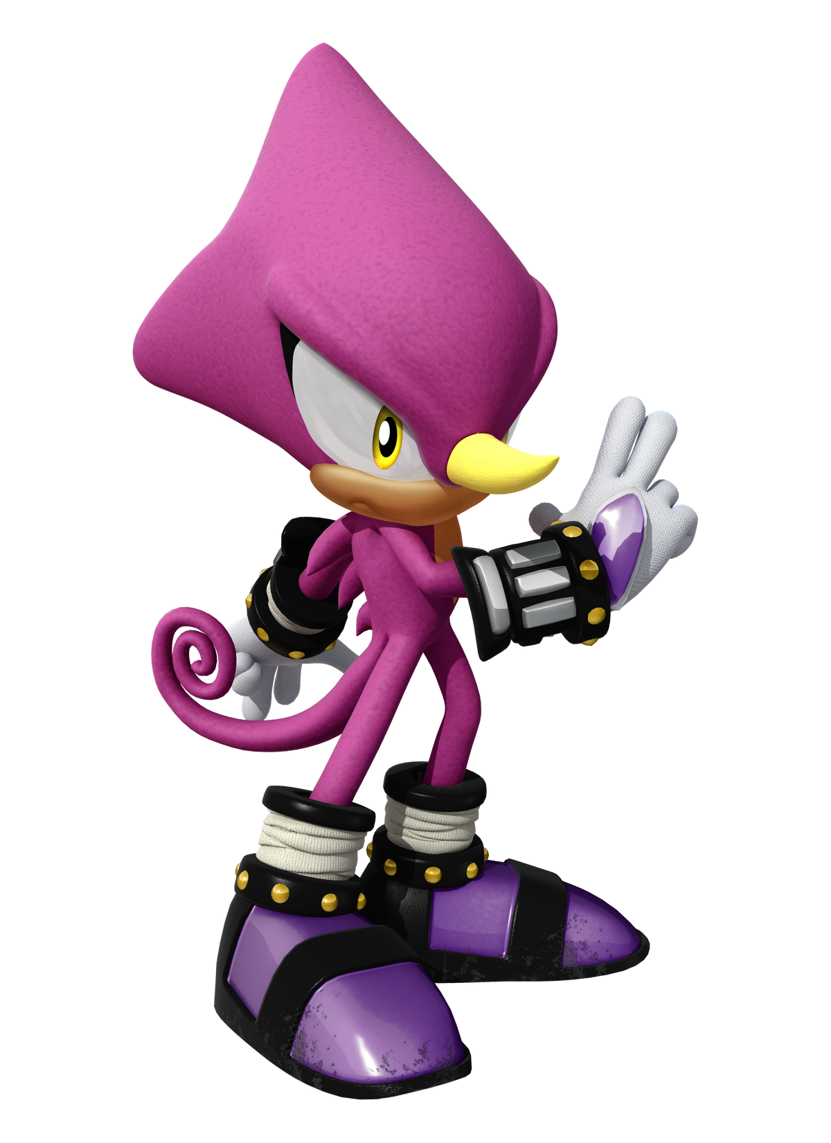 Espio Team Chaotix Sticker - Espio Team chaotix - Discover & Share