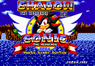 Shadow the Hedgehog in Sonic 1  Sonic the hedgehog games Wiki