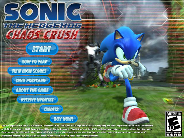 Sonic The Hedgehog Chaos Crush Sonic Flash Wiki Fandom