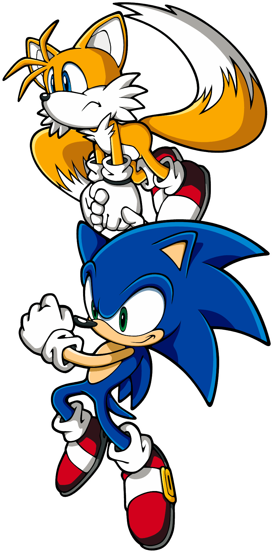 Tails voando do início ao fim - Sonic Adventure 