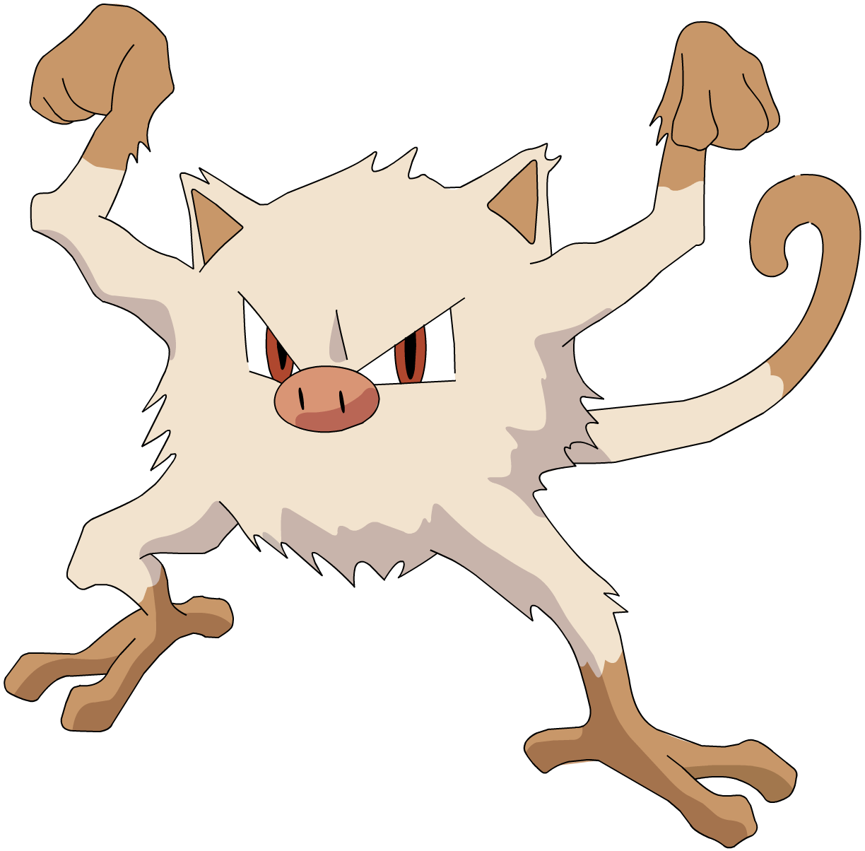 mankey evolution level