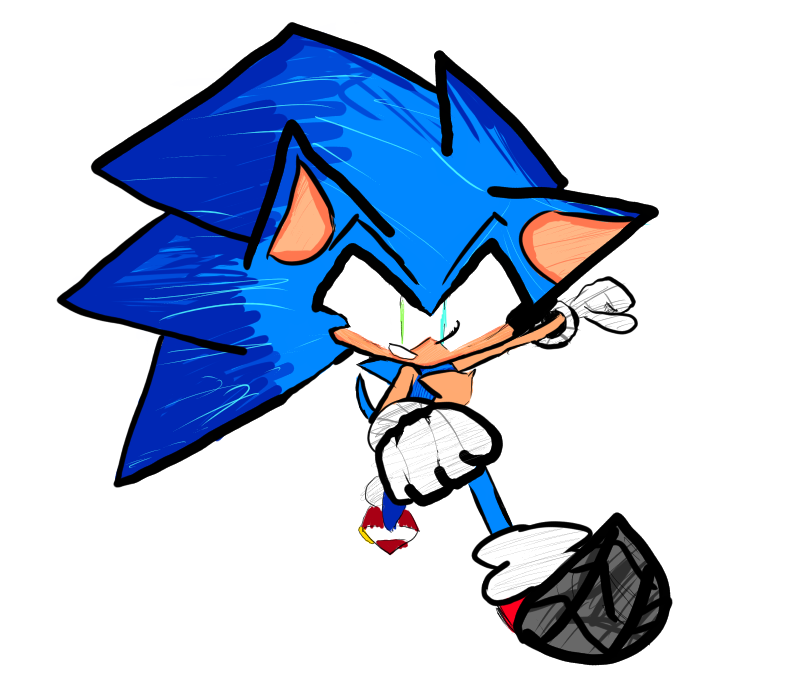 Friendly reminder that Darkspine Sonic only wears rings and nothing else  (No Gloves or Shoes). : r/SonicTheHedgehog