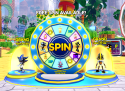 Spin Wheel, Sonic Speed Simulator Wiki