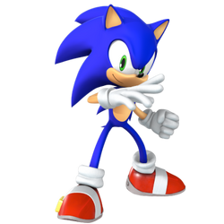 Sonic Speed Simulator Main Render in my style by blue007prime on