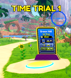 Roblox: Sonic Speed Simulator Reborn: Green Hill Time Trial 1