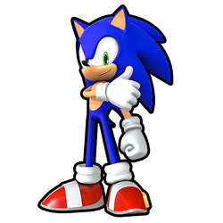 Sonic Speed Simulator Main Render in my style by blue007prime on