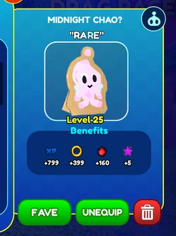Cardboard Midnight Chao | Sonic Speed Simulator Wiki | Fandom