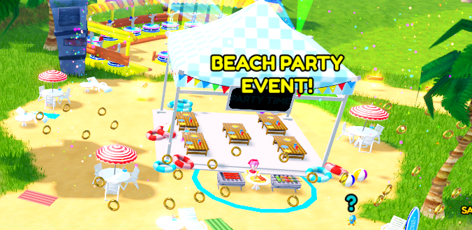 Roblox Sonic Speed Simulator Beach Party update patch notes
