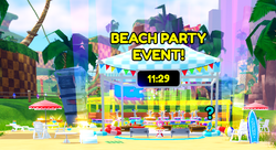 Roblox Sonic Speed Simulator Beach Party update patch notes