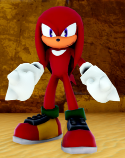 Knuckles The Echidna, Sonic Speed Simulator Wiki