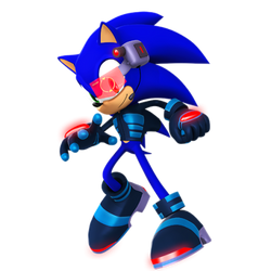 Sonic Speed Simulator Main Render in my style by blue007prime on