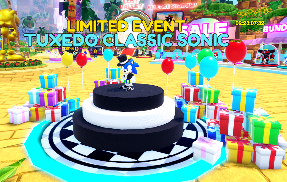 tuxedo classic sonic